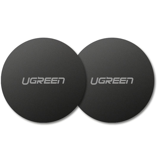 Kovinska nalepka UGREEN, Set 2 kosa, Črna