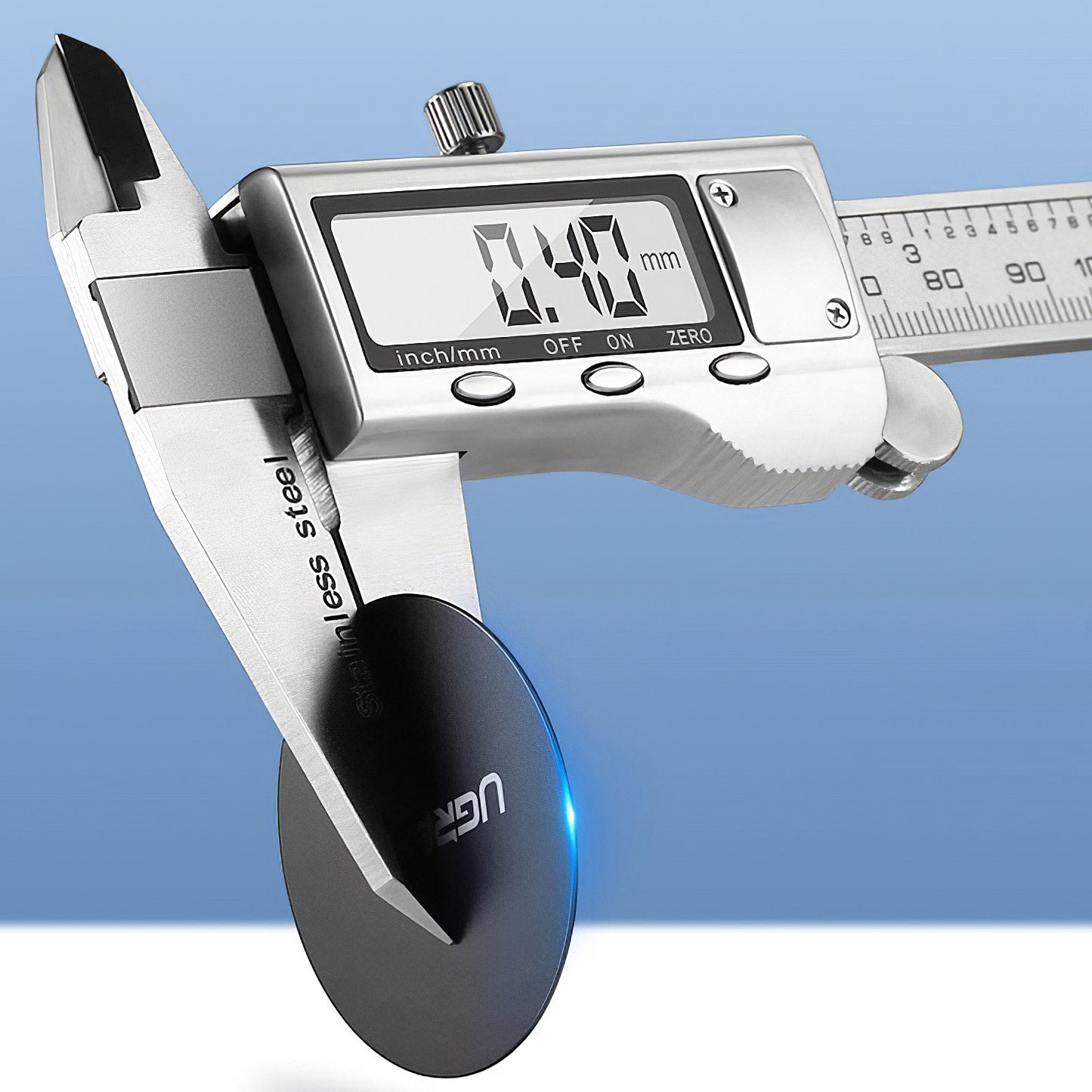 Kovinska nalepka UGREEN, Set 2 kosa, Črna