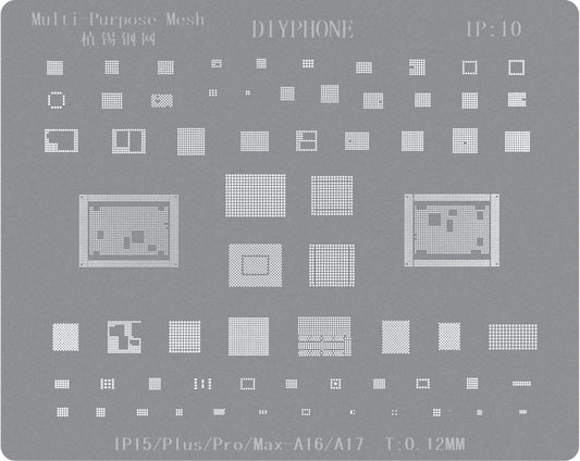 BGA mreža DIYPhone za Apple iPhone 15 serijo