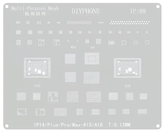 BGA mreža DIYPhone za Apple iPhone 14 serijo