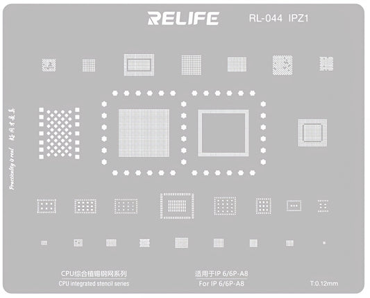Mrežica BGA Relife RL-044 IPZ1 za Apple iPhone 6 / 6 Plus, CPU