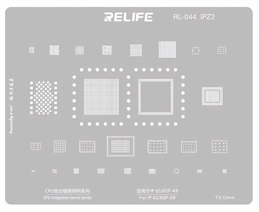Sita BGA Relife RL-044 IPZ2 za Apple iPhone 6s / 6s Plus, CPU