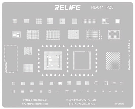 Sita BGA Relife RL-044 IPZ5 za Apple iPhone XS / XS Max / XR, CPU