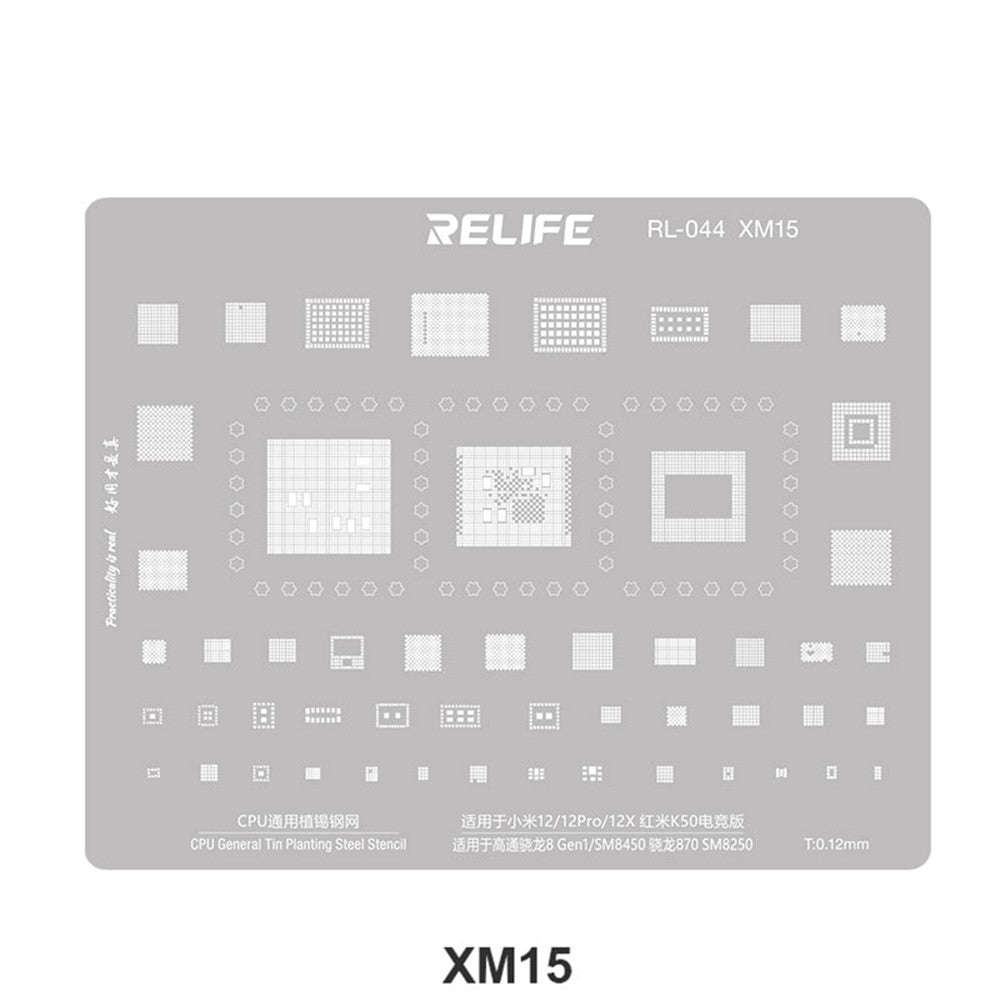 Mreža BGA Relife RL-044 V2.0 za CPU serije Xiaomi