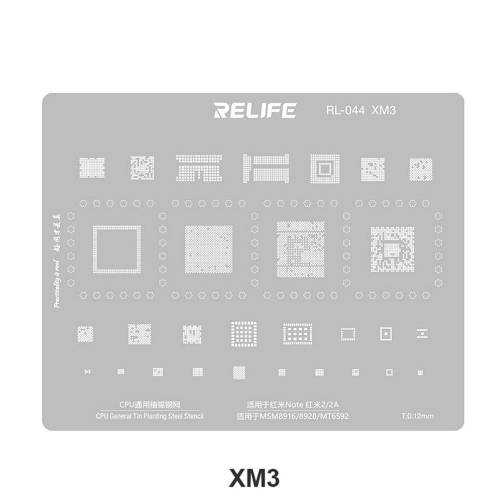 Mreža BGA Relife RL-044 V2.0 za CPU serije Xiaomi