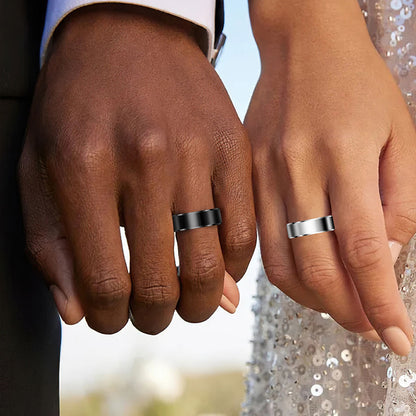 Smart Ring Techsuit R6, Velikost 8, Črna