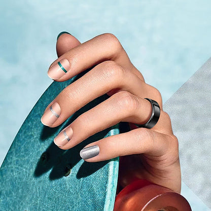 Smart Ring Techsuit R6, Velikost 8, Črna