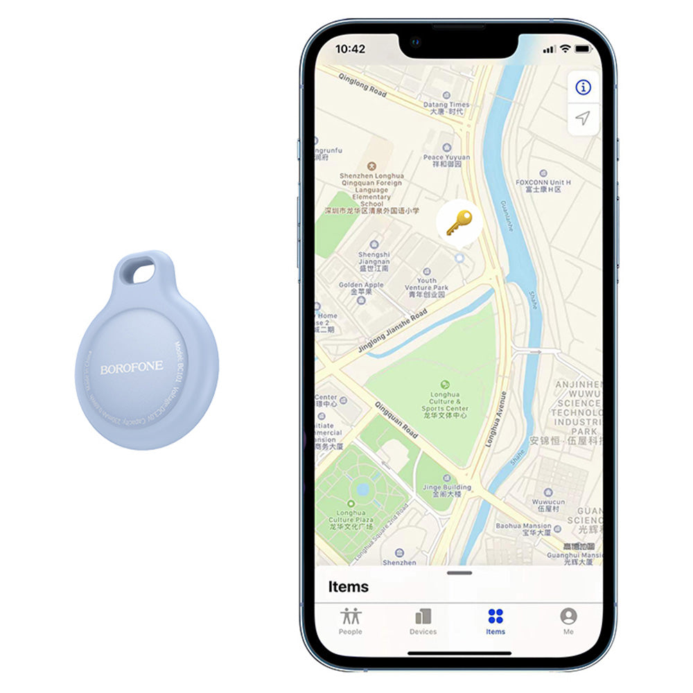SmartTag Borofone BC101 Exquisite za iOS Series, Črna