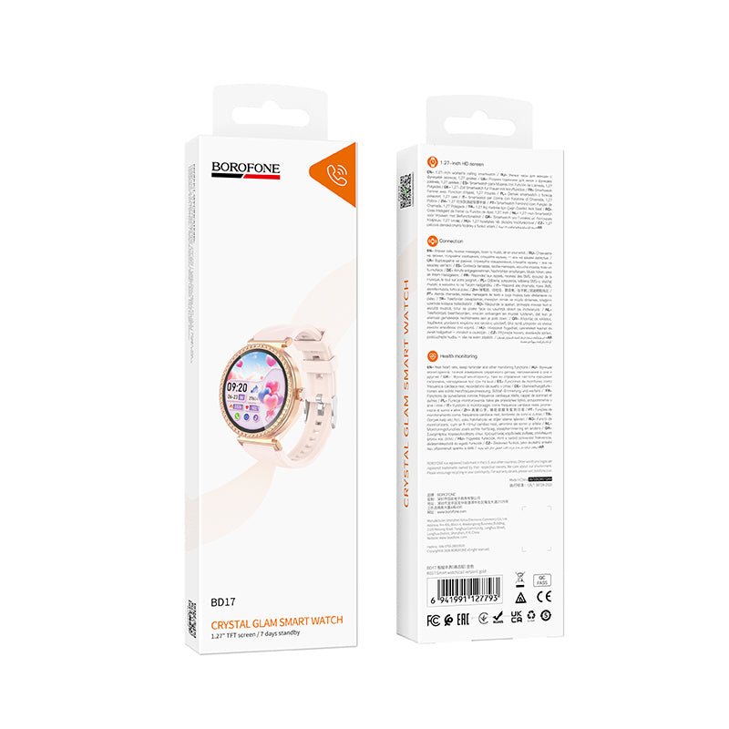 Smartwatch Borofone BD17 Call, Gold