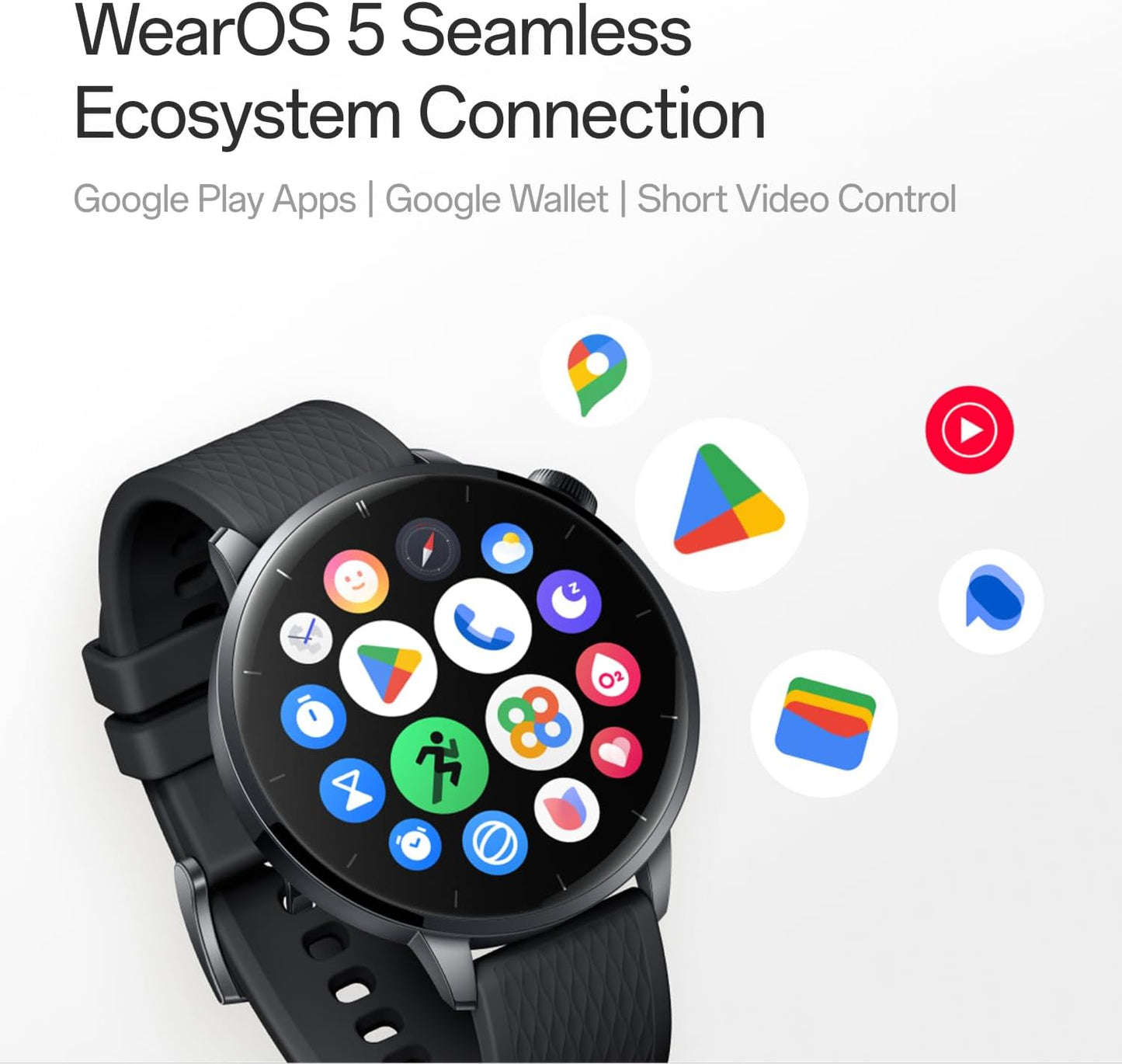Pametna ura OnePlus Watch 3, 43 mm, črna 5491100421