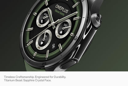 Pametna ura OnePlus Watch 3, 46mm, Zelena, Ponovno zaprto 5491100341