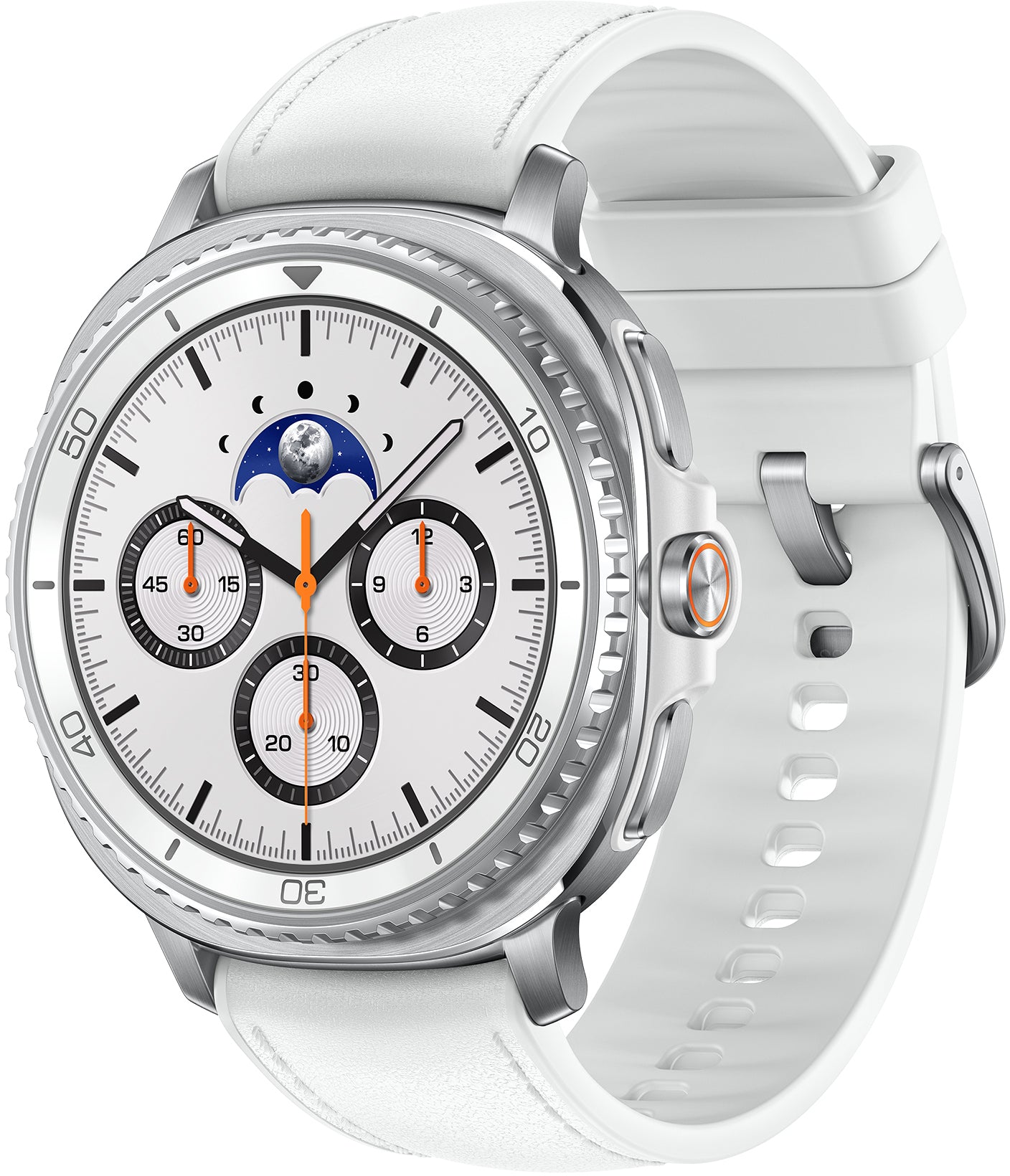 Pametna ura Samsung Galaxy Watch8 Classic, 46mm, BT, Bela SM-L500NZWAEUE
