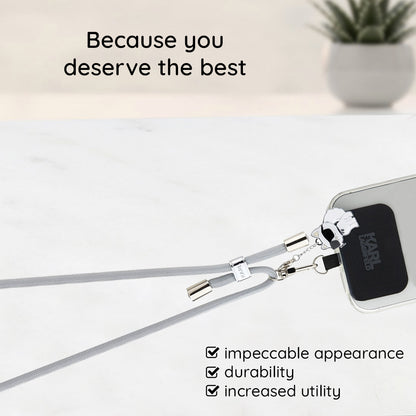 Vrvica za telefon Karl Lagerfeld Ikonik Karl, Univerzalna, Črna