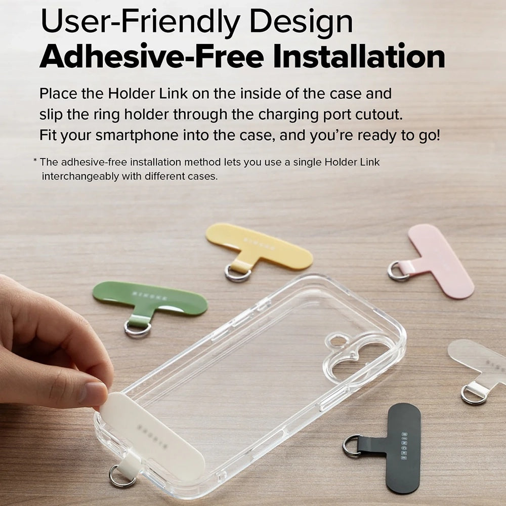 Ringke Link Flow P-Type Phone Lanyard, Pink