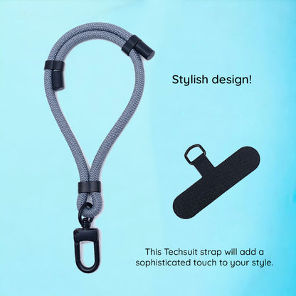 Vrvica za telefon Techsuit RWS1-01, Siva