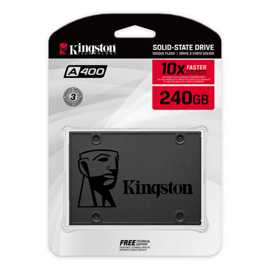 Solid State Drive (SSD) Kingston A400, 240GB, 2,5 palca, SATA III SA400S37/240G