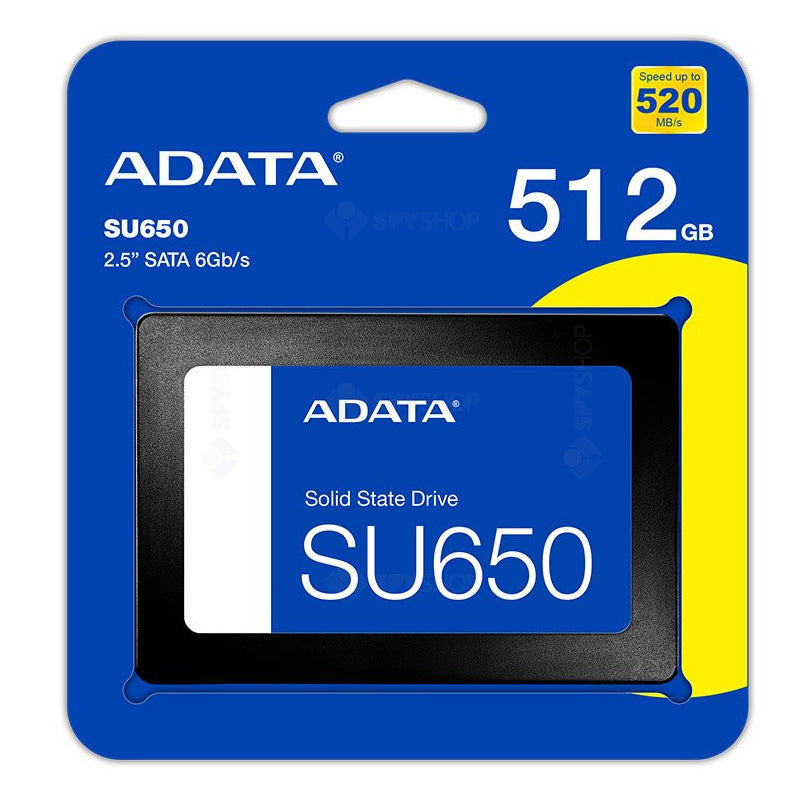 Trdi disk (SSD) Adata SU650, 512GB, 2,5 palca, SATA III ASU650SS-512GT-R