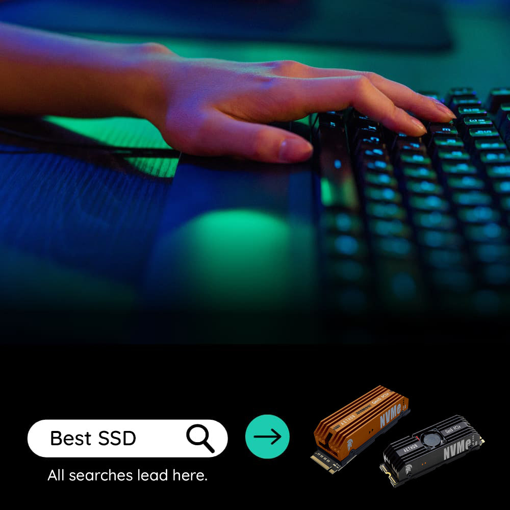 Solid State Drive (SSD) Dato Ares Aethon, NVME M.2, PCIe Gen5x4, 2TB, Črn ARSAT-2TB