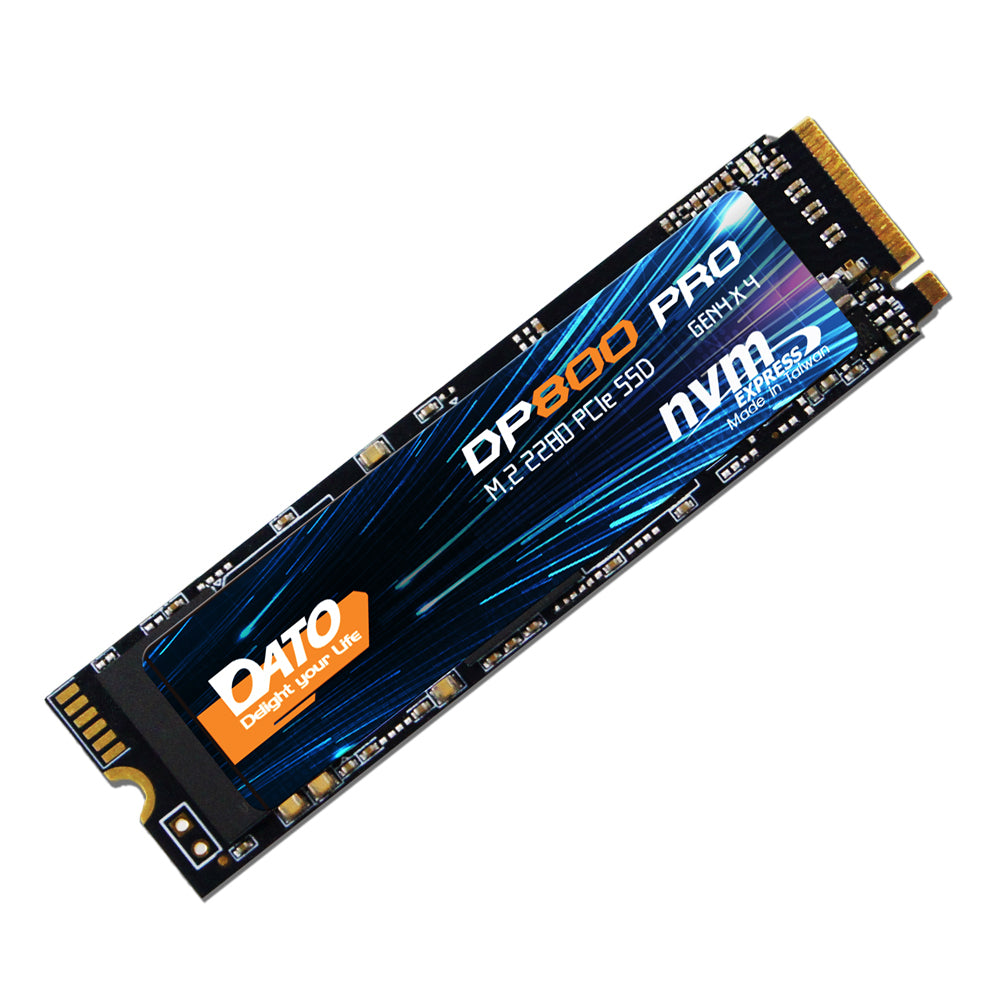 Solid State Drive (SSD) Dato DP800 Pro, NVME M.2 2280, PCIe, 4TB, Črn DP800PSSD-4TB