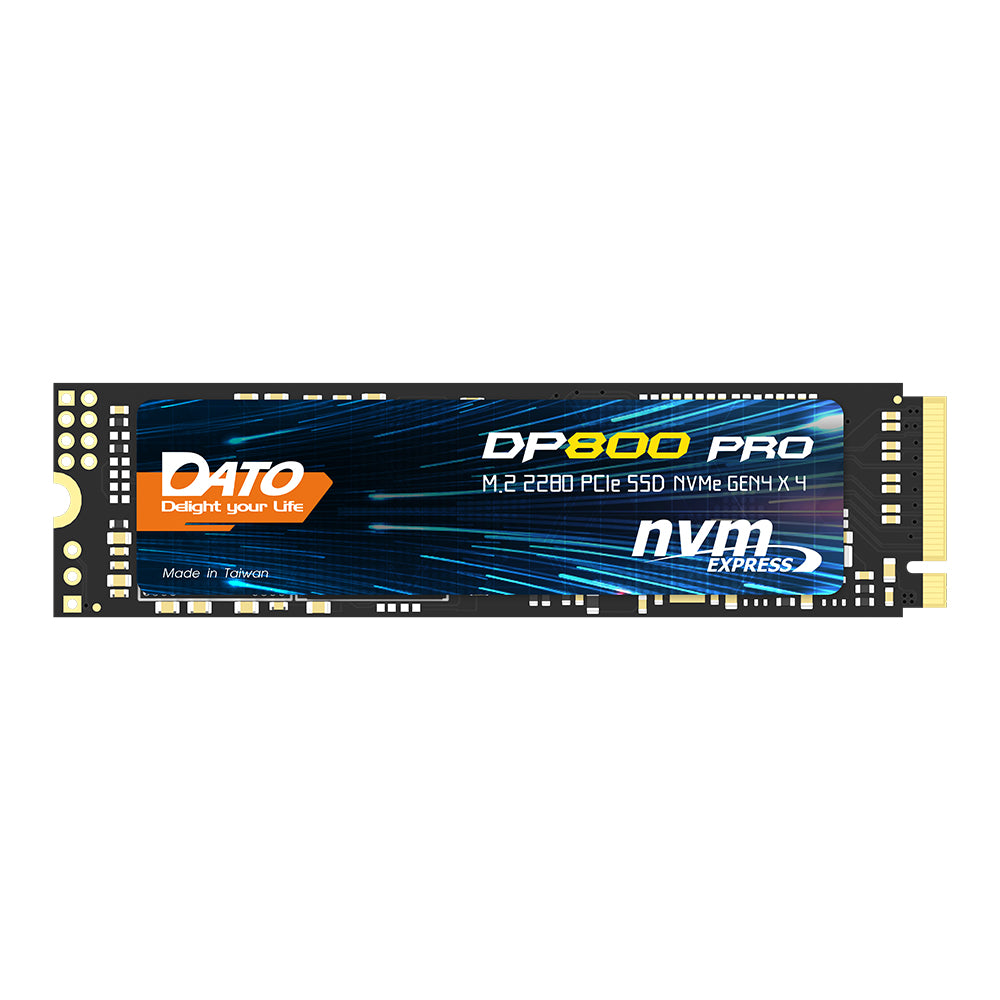 Solid State Drive (SSD) Dato DP800 Pro, NVME M.2 2280, PCIe, 4TB, Črn DP800PSSD-4TB