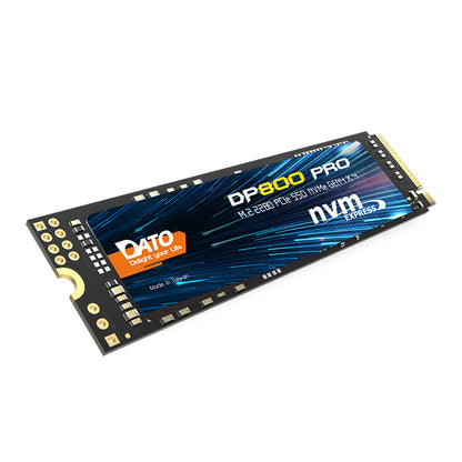 Solid State Drive (SSD) Dato DP800 Pro, NVME M.2 2280, PCIe, 4TB, Črn DP800PSSD-4TB