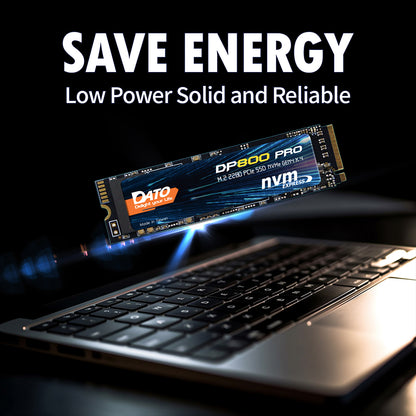 Solid State Drive (SSD) Dato DP800 Pro, NVME M.2 2280, PCIe, 4TB, Črn DP800PSSD-4TB