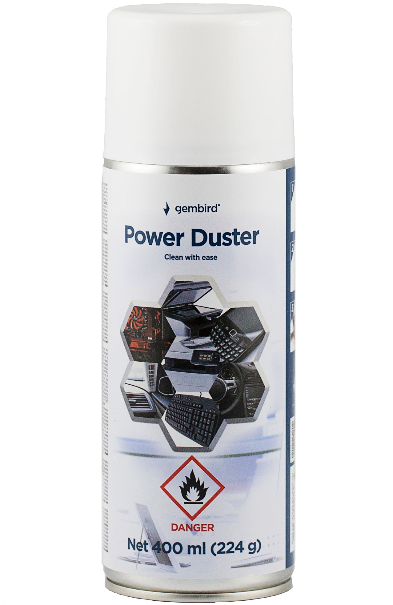Spray stisnjenega zraka Gembird, 400ml CK-CAD-FL400-01