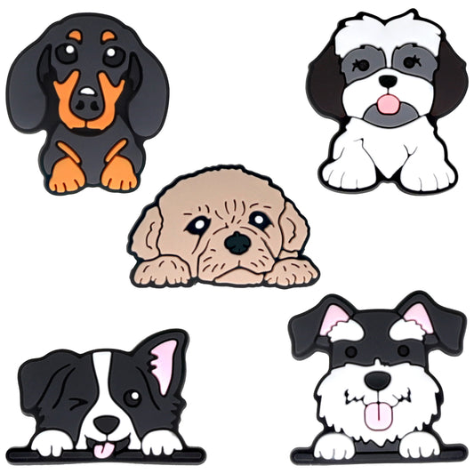 3D OEM Dog nalepka za ovitek za telefon / tablico, komplet 5 kosov, večbarvna