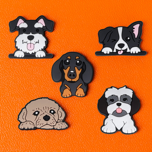 3D OEM Dog nalepka za ovitek za telefon / tablico, komplet 5 kosov, večbarvna