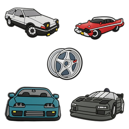 3D OEM Fast Cars nalepka za ovitek za telefon / tablico, komplet 5 kosov, večbarvna
