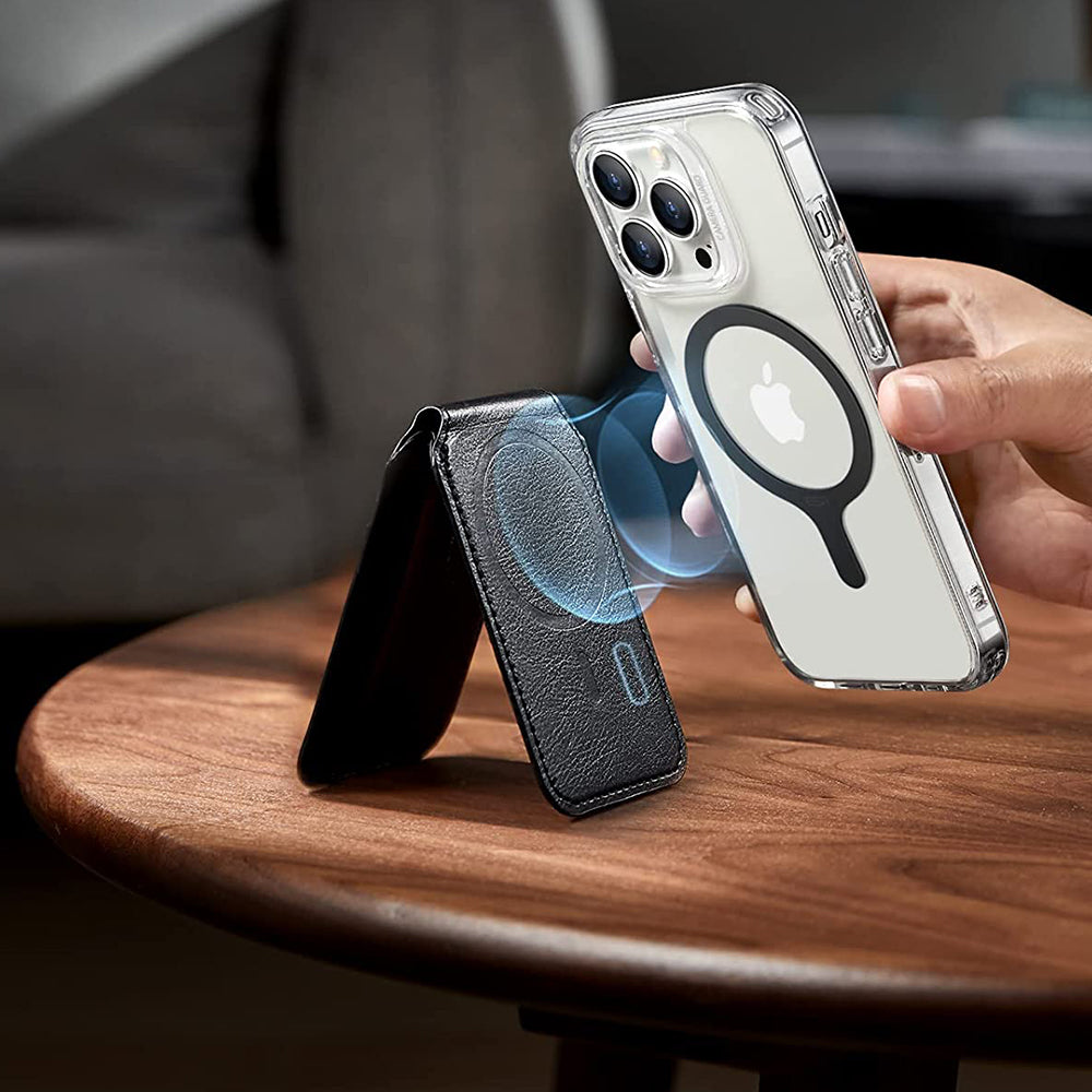 Kovinska nalepka ESR HaloLock, Set 2 kosa, Črna