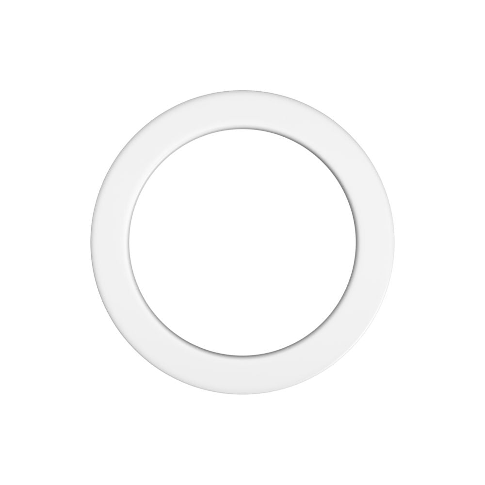 Kovinska nalepka Fixed, Bela