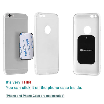 Kovinska nalepka Techsuit MP04 4v1, Črna