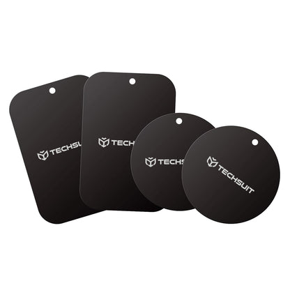 Kovinska nalepka Techsuit MP04 4v1, Črna