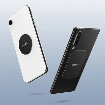 UGREEN LP123 Metallic Sticker (50869), Set of 2 pieces, Black