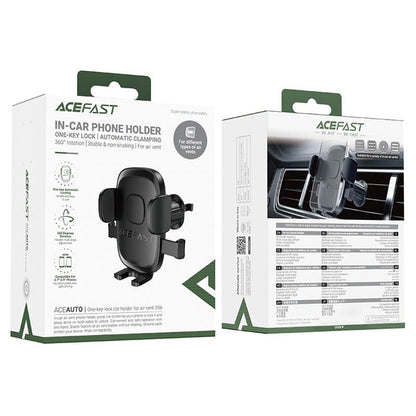 Acefast D56 Car Holder, 4.7inch - 6.9inch, Black