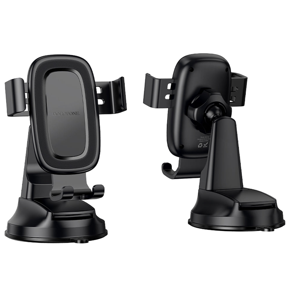 Nosilec za avto Borofone BH130 Follower Gravity, 6.1inch - 7inch, Črn