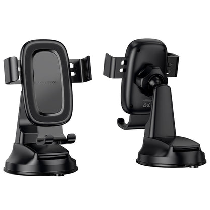 Nosilec za avto Borofone BH130 Follower Gravity, 6.1inch - 7inch, Črn