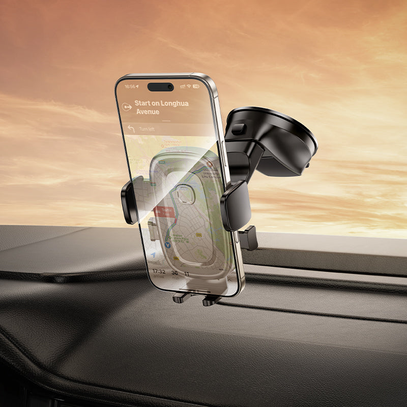 Nosilec za avto Borofone BH132 Follower, 4.5inch - 7inch, črn