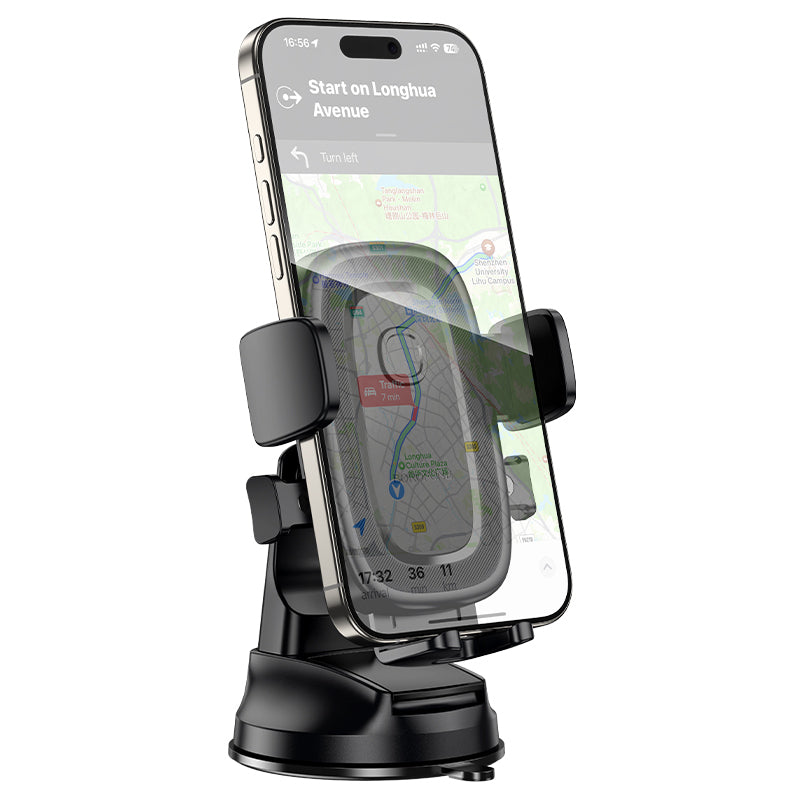 Nosilec za avto Borofone BH132 Follower, 4.5inch - 7inch, črn