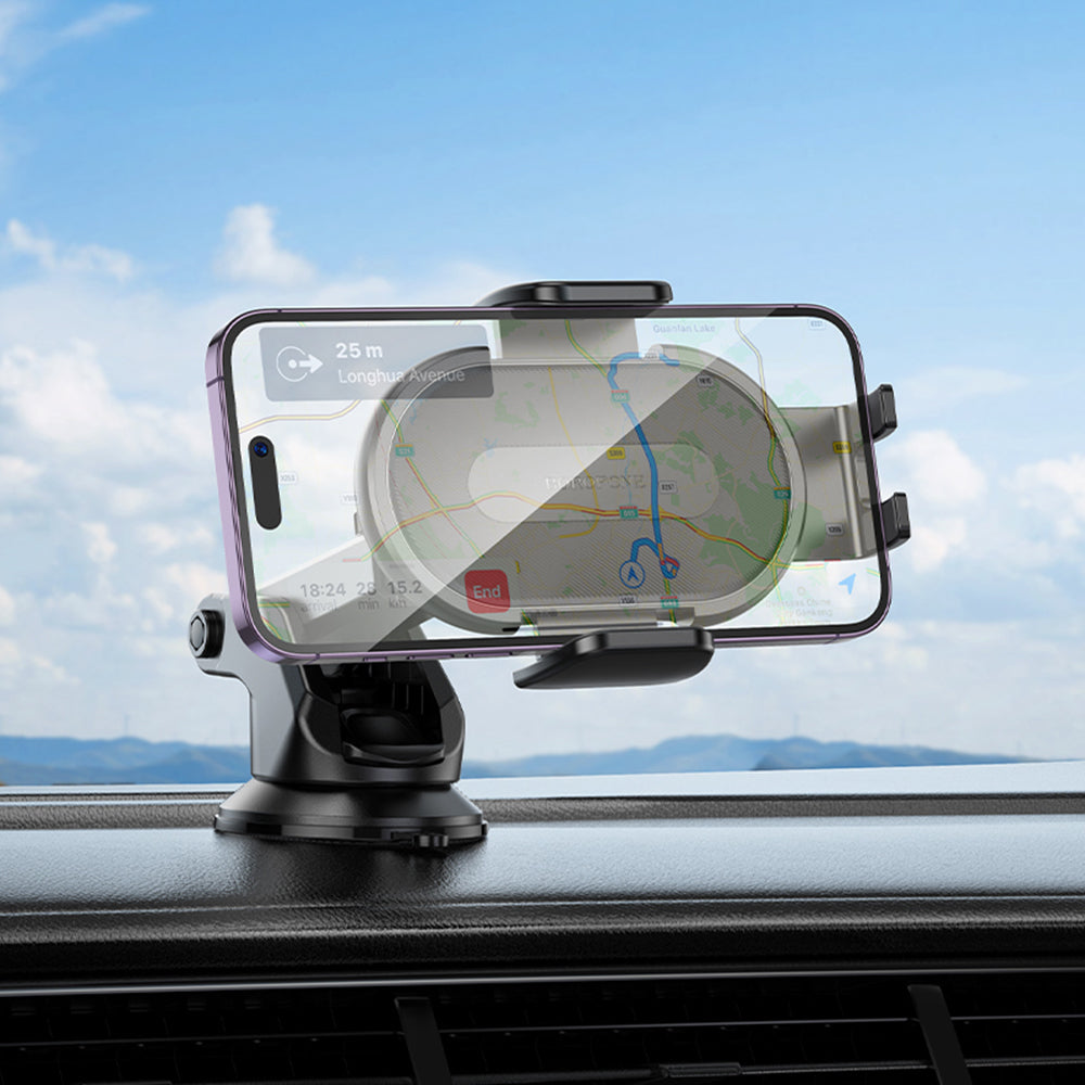 Avtomobilski nosilec Borofone BH134 Rio, 4.5inch - 7inch, črn