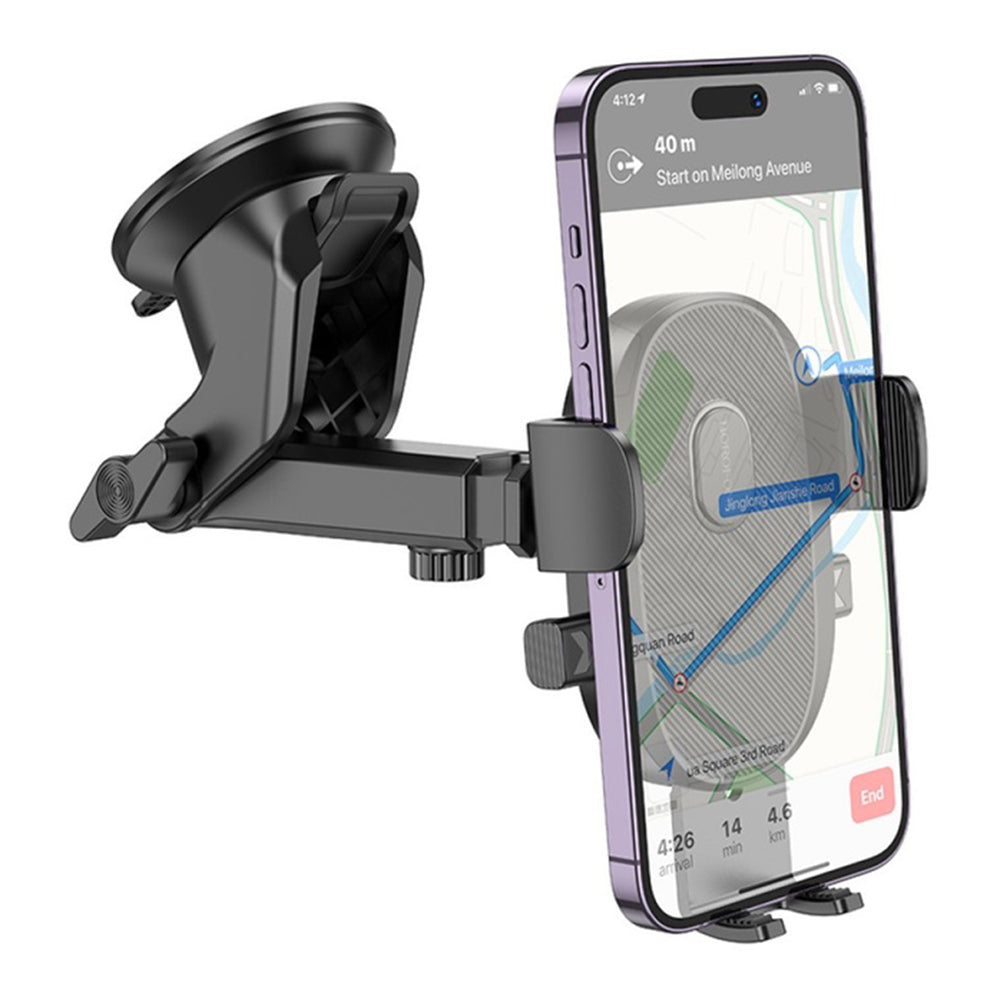 Nosilec za avto Borofone BH93 Grand, 4.5inch - 7inch, črn