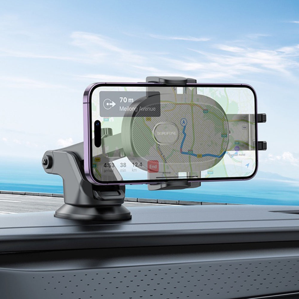 Nosilec za avto Borofone BH93 Grand, 4.5inch - 7inch, črn