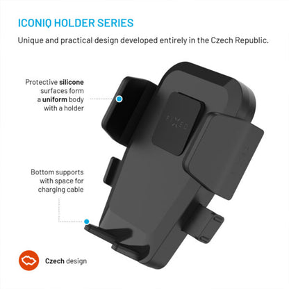 Nosilec za avto Fixed Iconiq XXL, Univerzalen, Črn