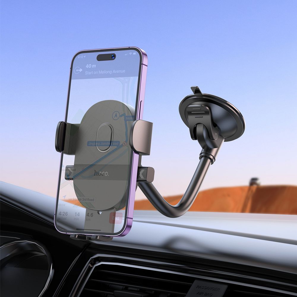 HOCO H20 Car Holder, 4.7inch - 7inch, Black