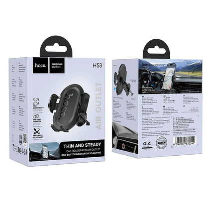 HOCO H53 Car Holder, Universal, Black