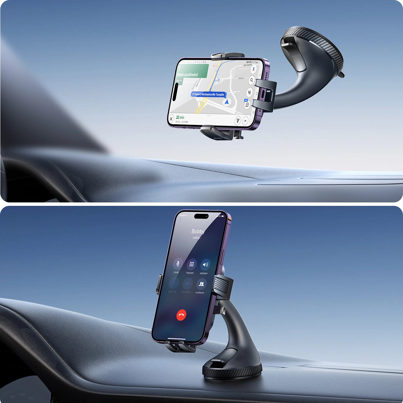 Nosilec za avto Joyroom JR-OK6 Dash, 4.7inch - 6.8inch, črn