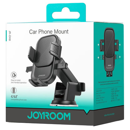 Avto nosilec Joyroom JR-OK6 Dash 2, 4,7 palca - 6,8 palca, Črn