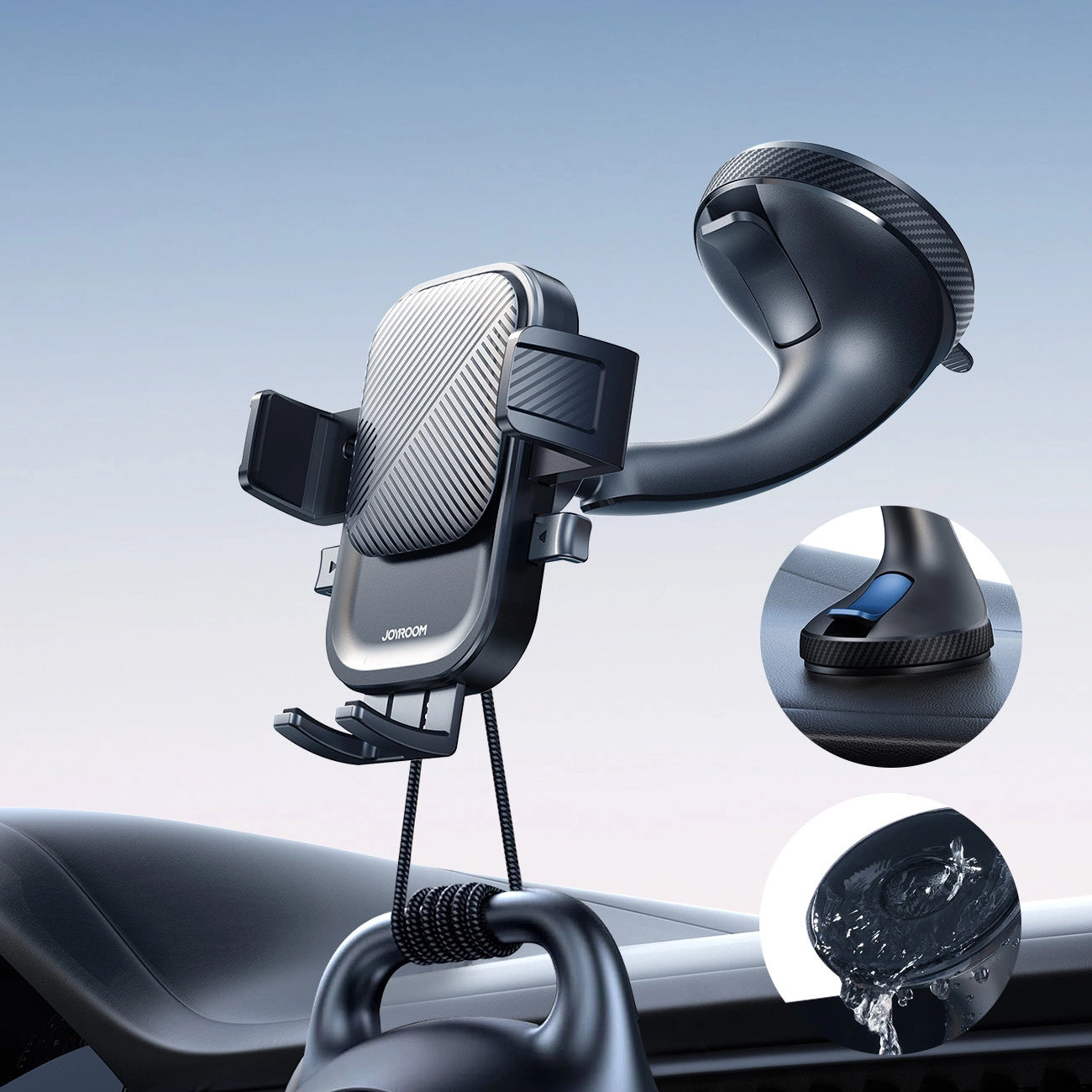 Nosilec za avto Joyroom JR-OK6 Dash, 4.7inch - 6.8inch, črn
