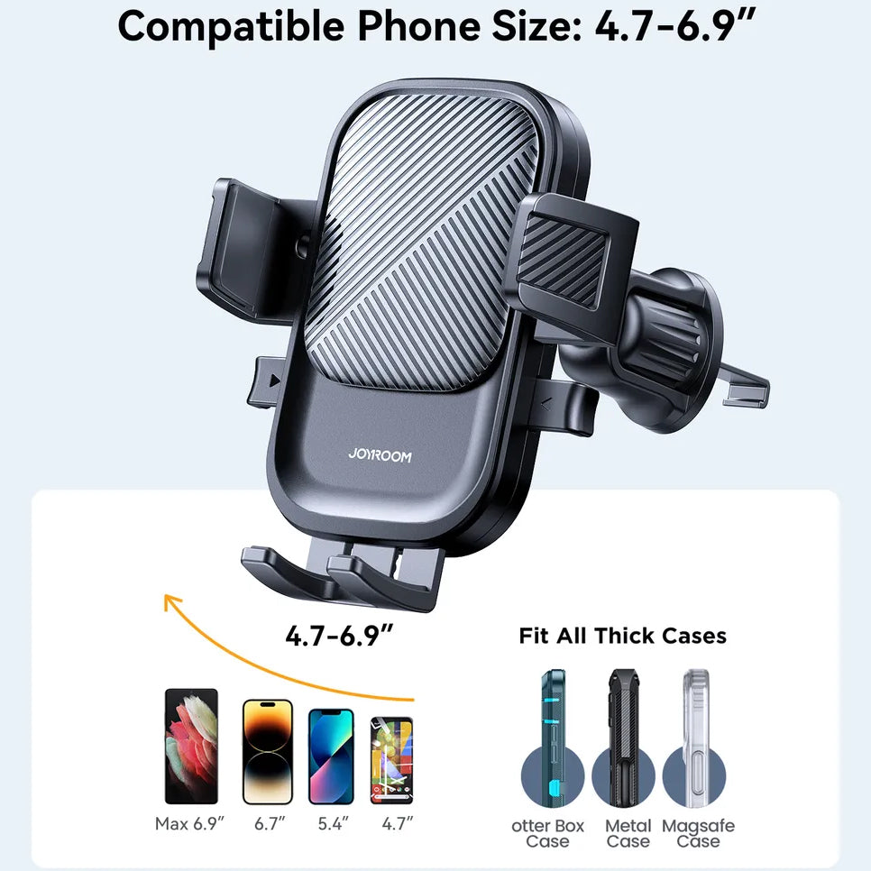 Nosilec za avto Joyroom JR-OK6 Vent, 4.7inch - 6.8inch, črn